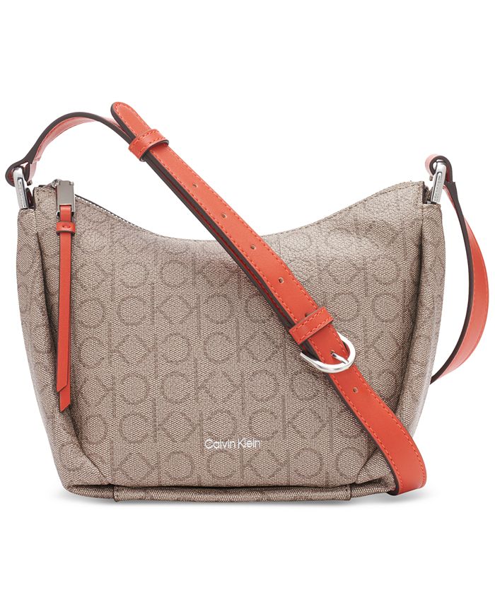 Shop Calvin Klein Monogram Chain Crossbody Logo Shoulder Bags