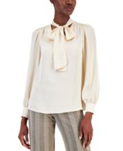 Macys tie hotsell neck blouse