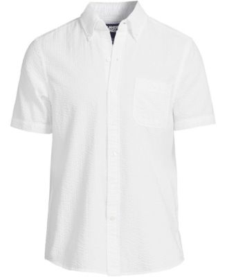 Men's Short Sleeve Seersucker Shirt