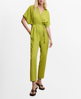 Macy's yellow jumpsuit online