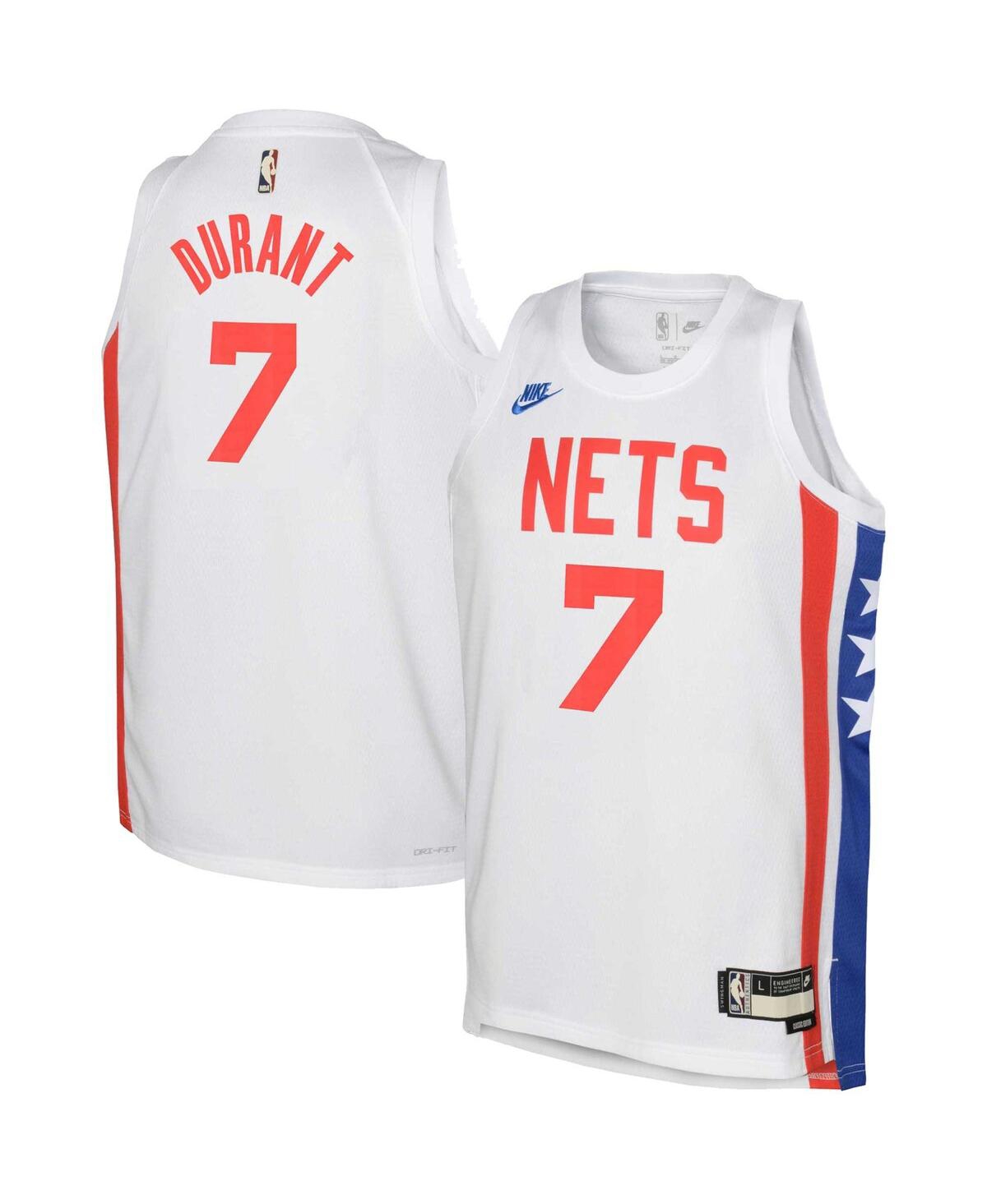 Big Boys and Girls Nike Kevin DurantBrooklyn Nets 2022/23 Swingman Jersey - Classic Edition - White