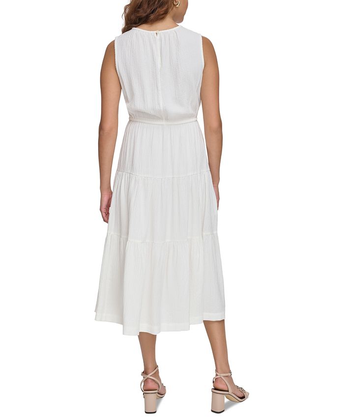 Calvin Klein Women's Tiered A-Line Midi Dress - Macy's