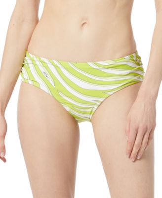 Michael Kors - Women's Printed Shirred-Side Bikini Bottoms