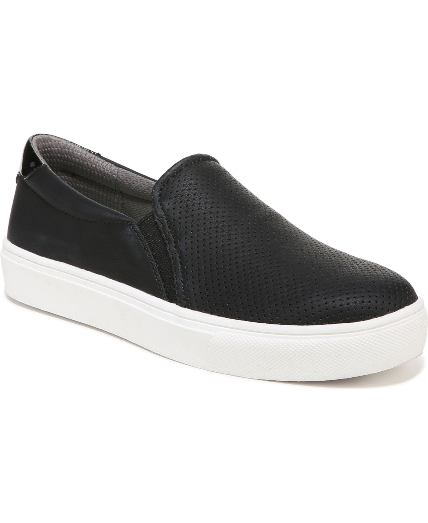 Женские кроссовки Dr. Scholl's Nova Slip-On, цвет: Чёрная искусственная кожа — фото 1