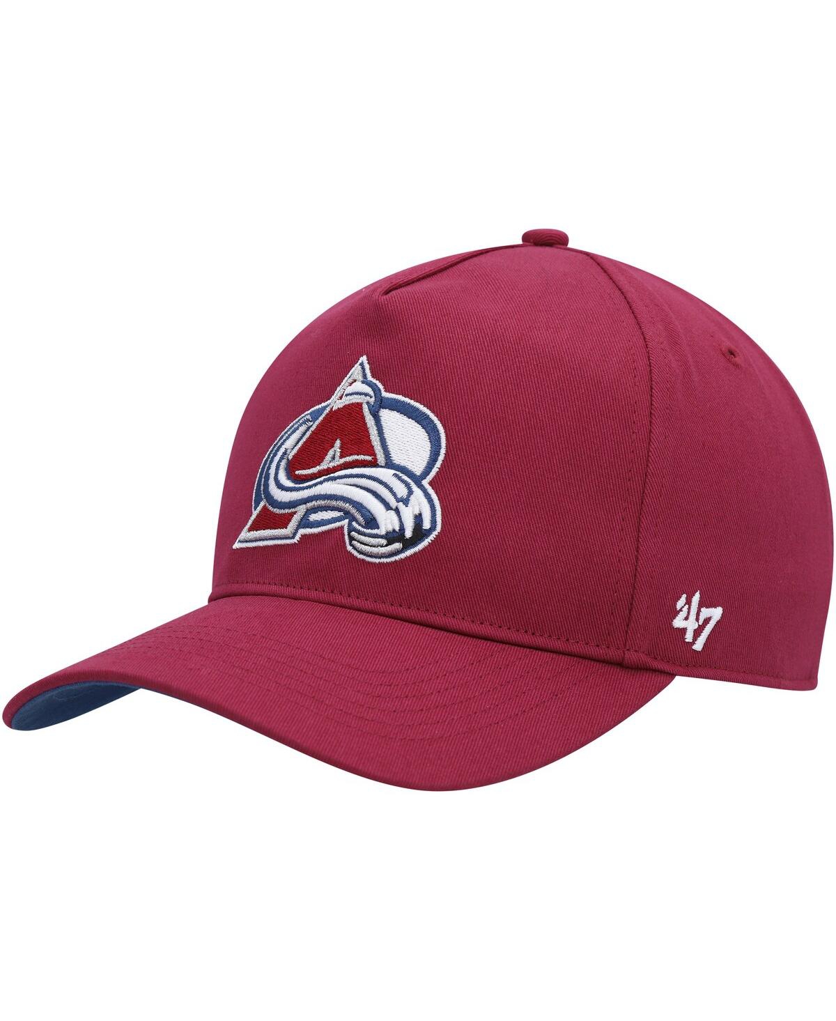 47 Brand Men's ' Burgundy Colorado Avalanche Primary Hitch Snapback Hat In Burgundy