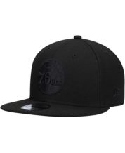 Men's New Era Black Philadelphia 76ers Floral Side 59FIFTY Fitted Hat