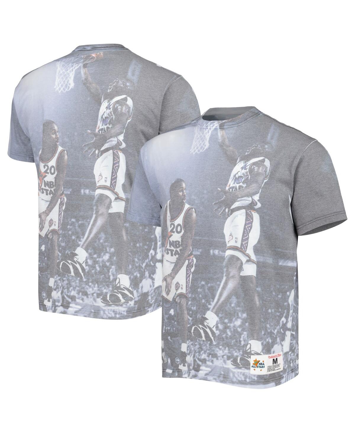 Shop Mitchell & Ness Men's  Seattle Supersonics Above The Rim Graphic T-shirt In White