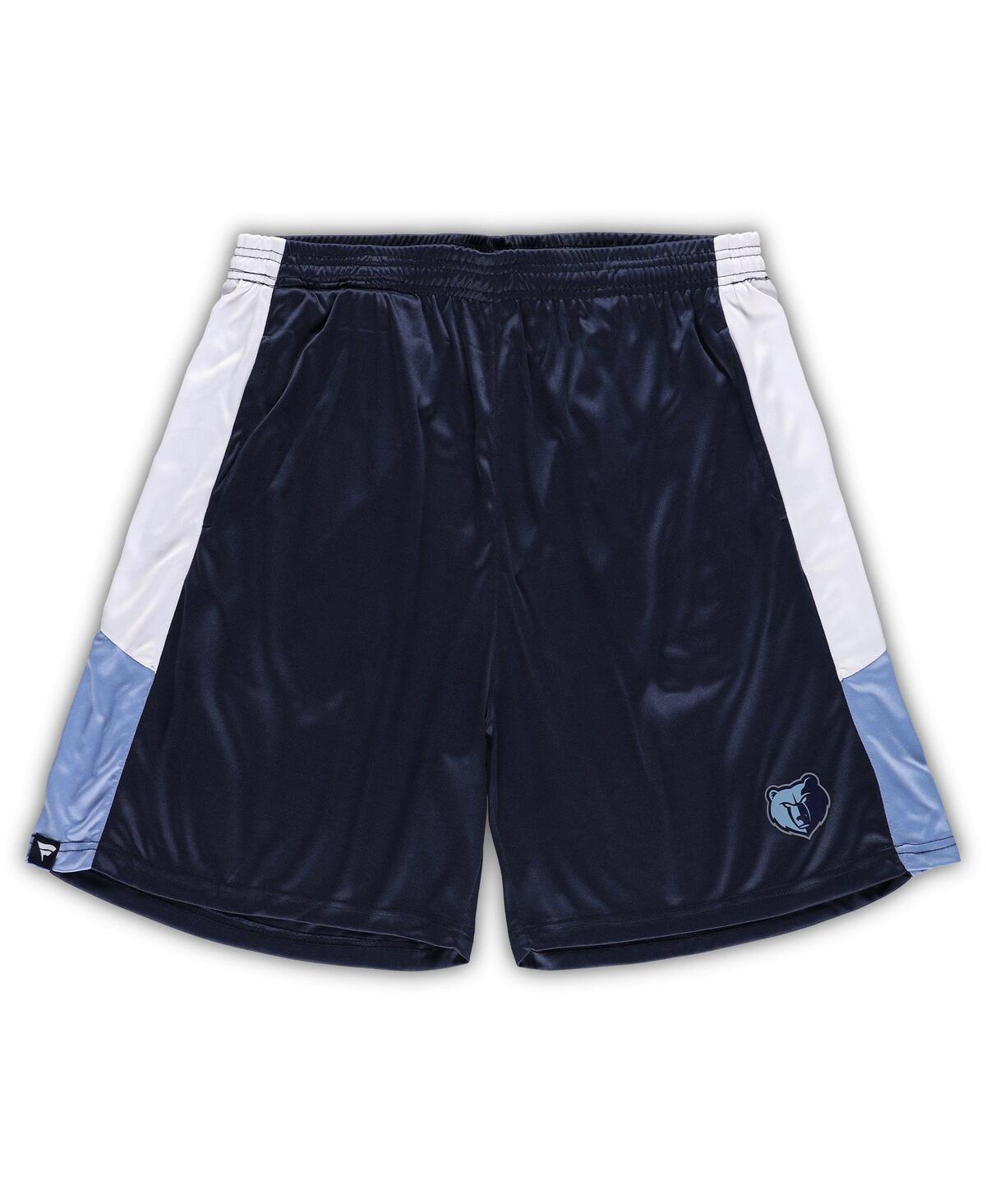 Men's FanaticsMemphis Grizzlies Big and Tall Champion Rush Practice Shorts - Navy