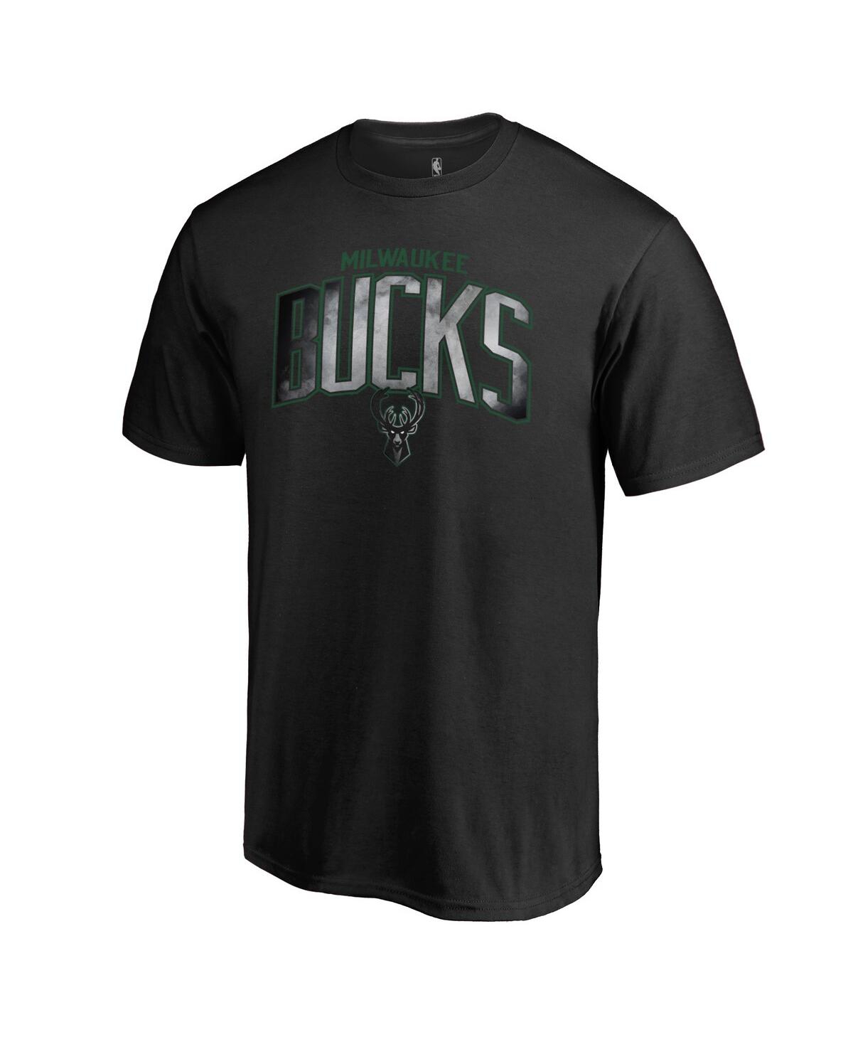 Fanatics Branded Black Boston Celtics Arch Smoke T-shirt In Black