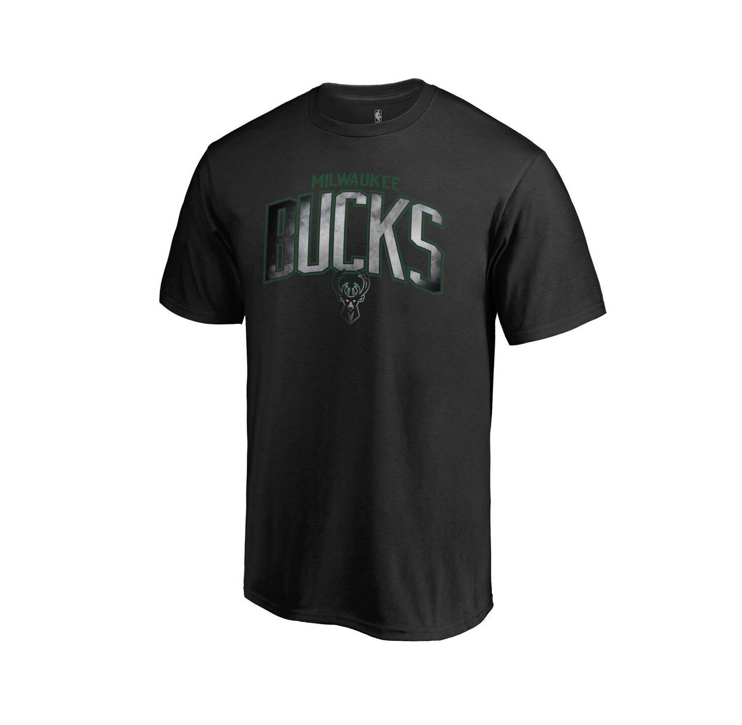 Men's Black Milwaukee Bucks Arch Smoke T-shirt