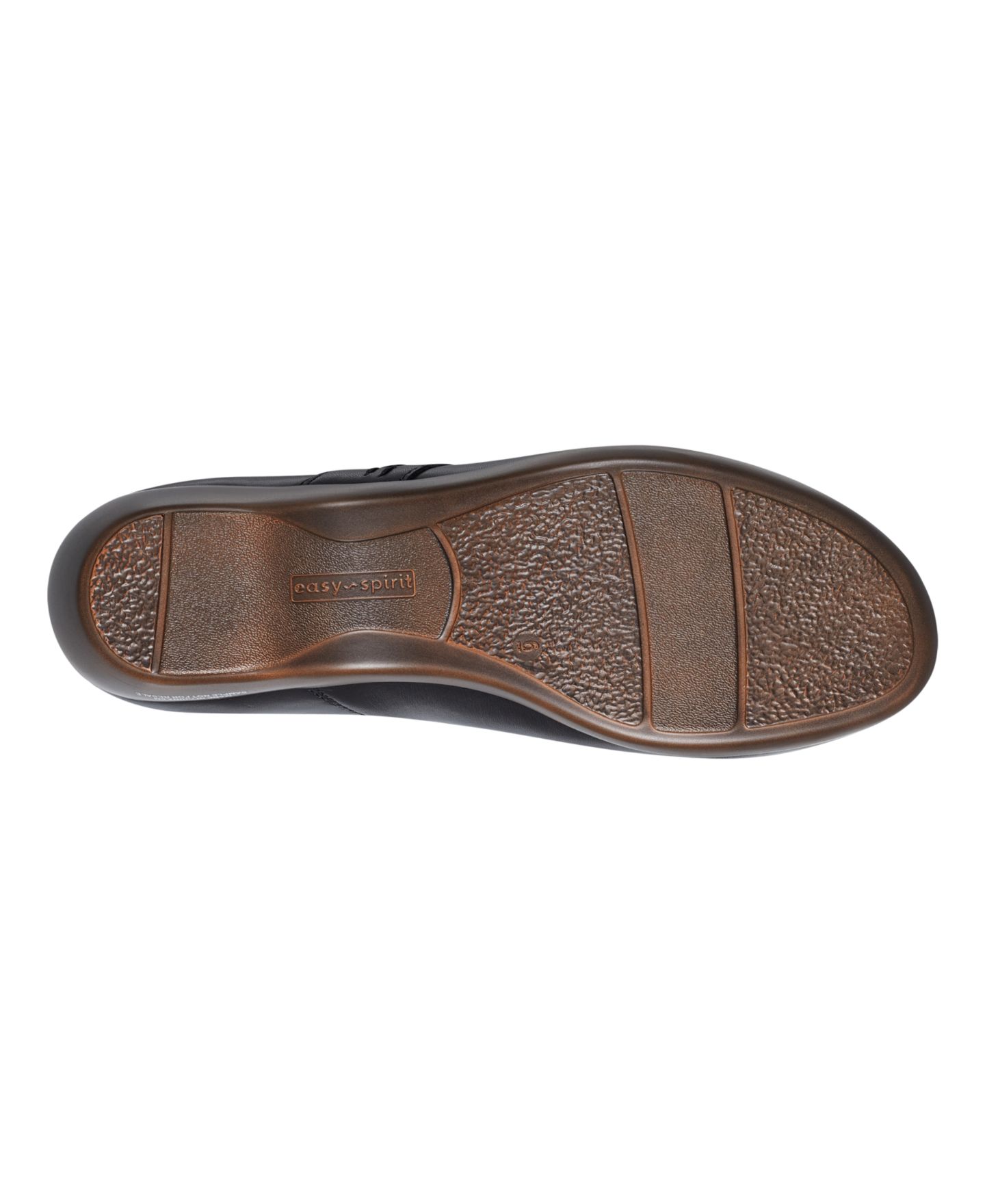 Женские туфли Easy Spirit Dolores Slip-On, цвет: Чёрный кожаный — фото 5