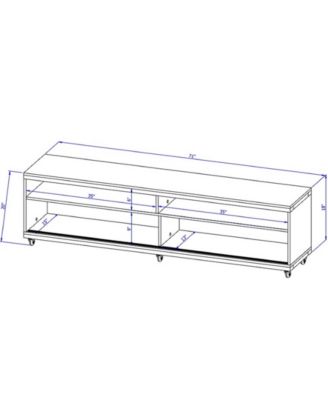 Utopia 70.47" 5-Shelf TV Stand Fits TVs up to 65"