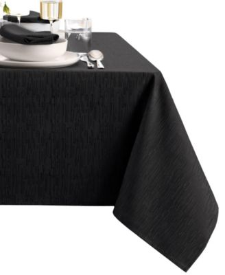 Continental Solid Texture Water and Stain Resistant Tablecloth, 60" x 102"