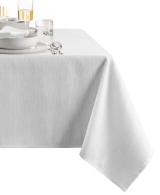 Continental Solid Texture Water and Stain Resistant Tablecloth, 60" x 84"