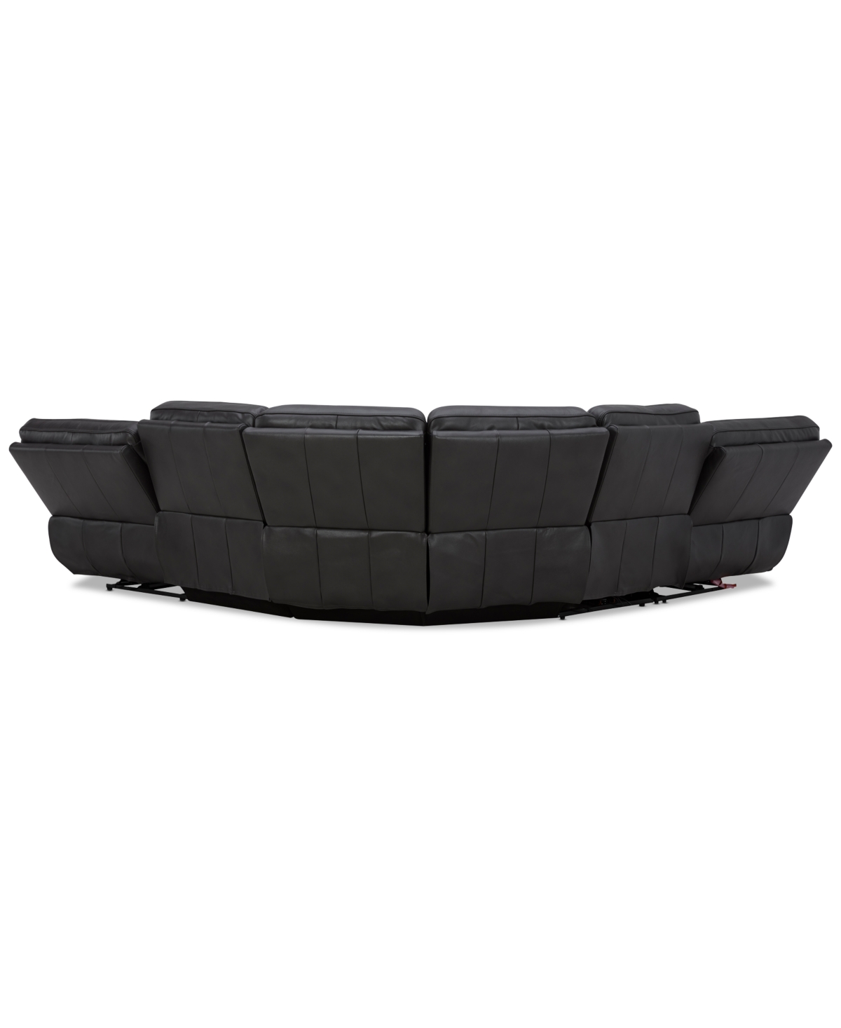Closeout! Binardo 5 Pc Zero Gravity Leather Sectional with 2 Power Recliners, Created for Macy's