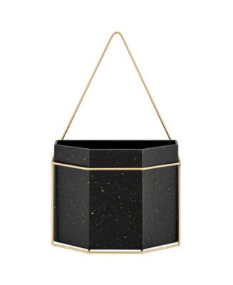 Modern Geometric Metal 3-Piece Wall Planters Set