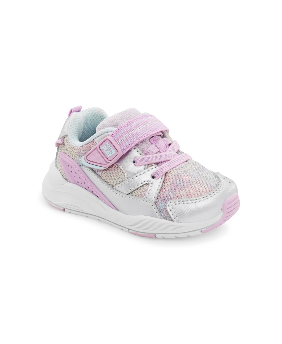 Shop Stride Rite Toddler Girls Made2play Journey 2 Textile Sneakers In Rainbow