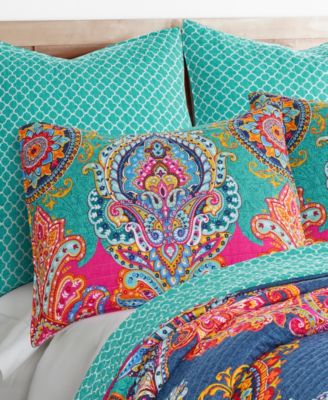 Fantasia Boho Reversible 2-Pc. Quilt Set, Twin/Twin XL