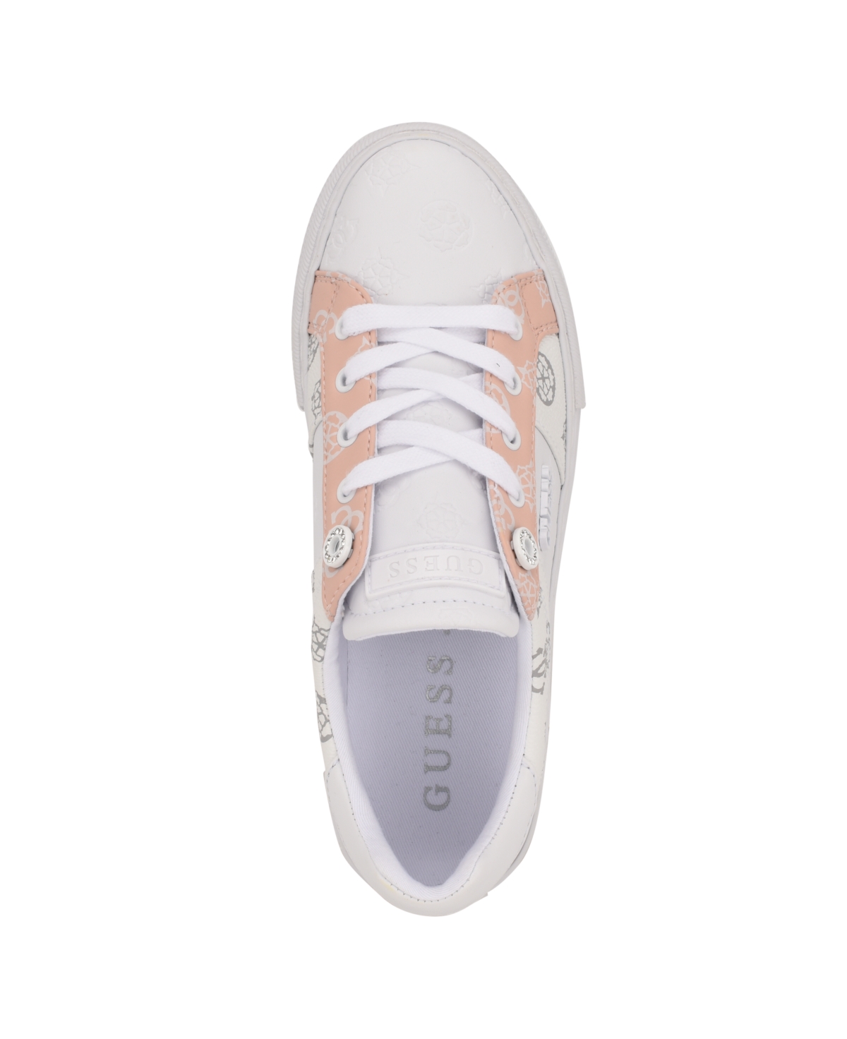 Guess Women's Loven Lace-up Sneakers In White