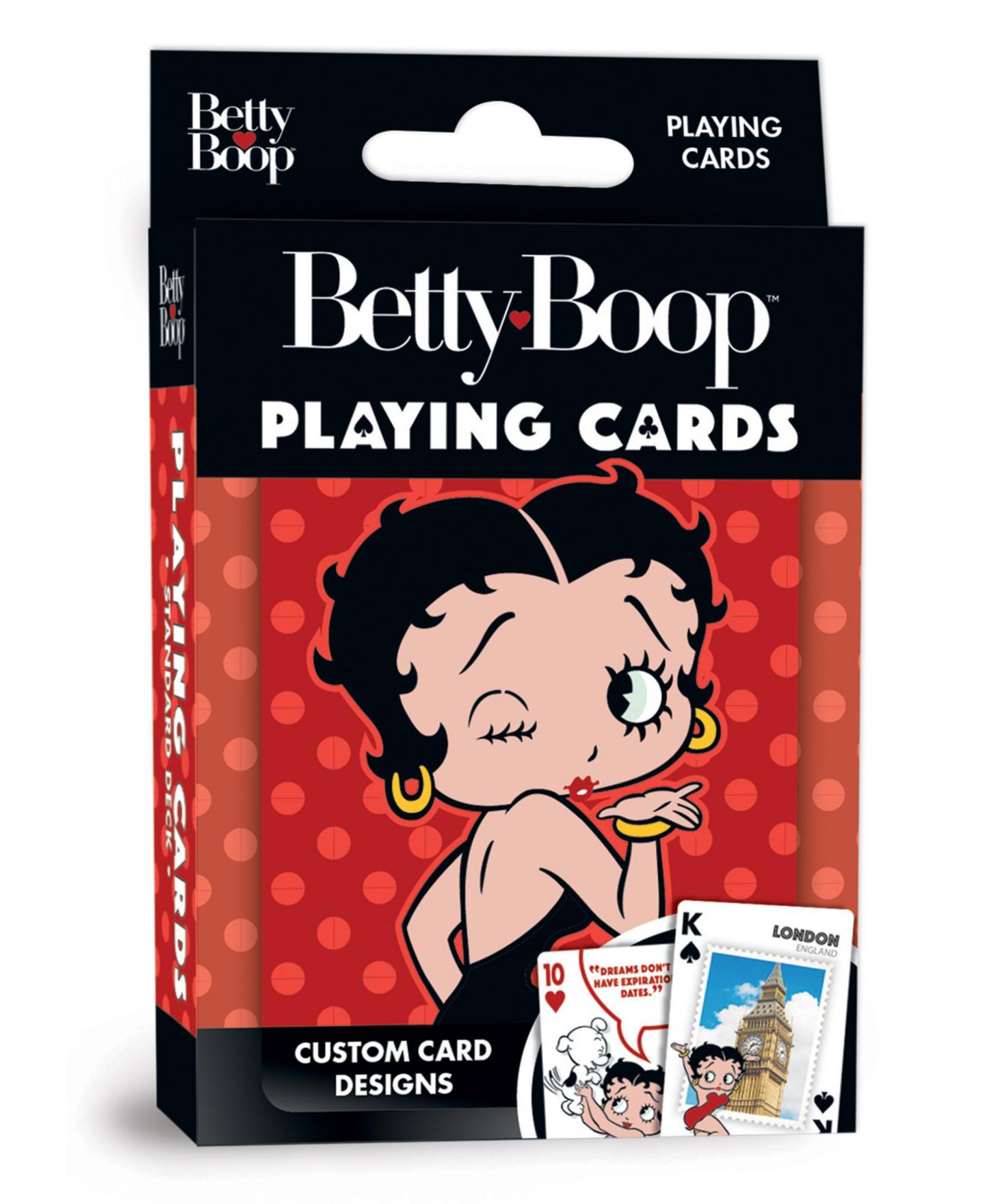 Детская игрушка MasterPieces Puzzles Betty Boop Playing Cards 54-Card Deck, Ages 14+, цвет: Разноцветный — фото 1