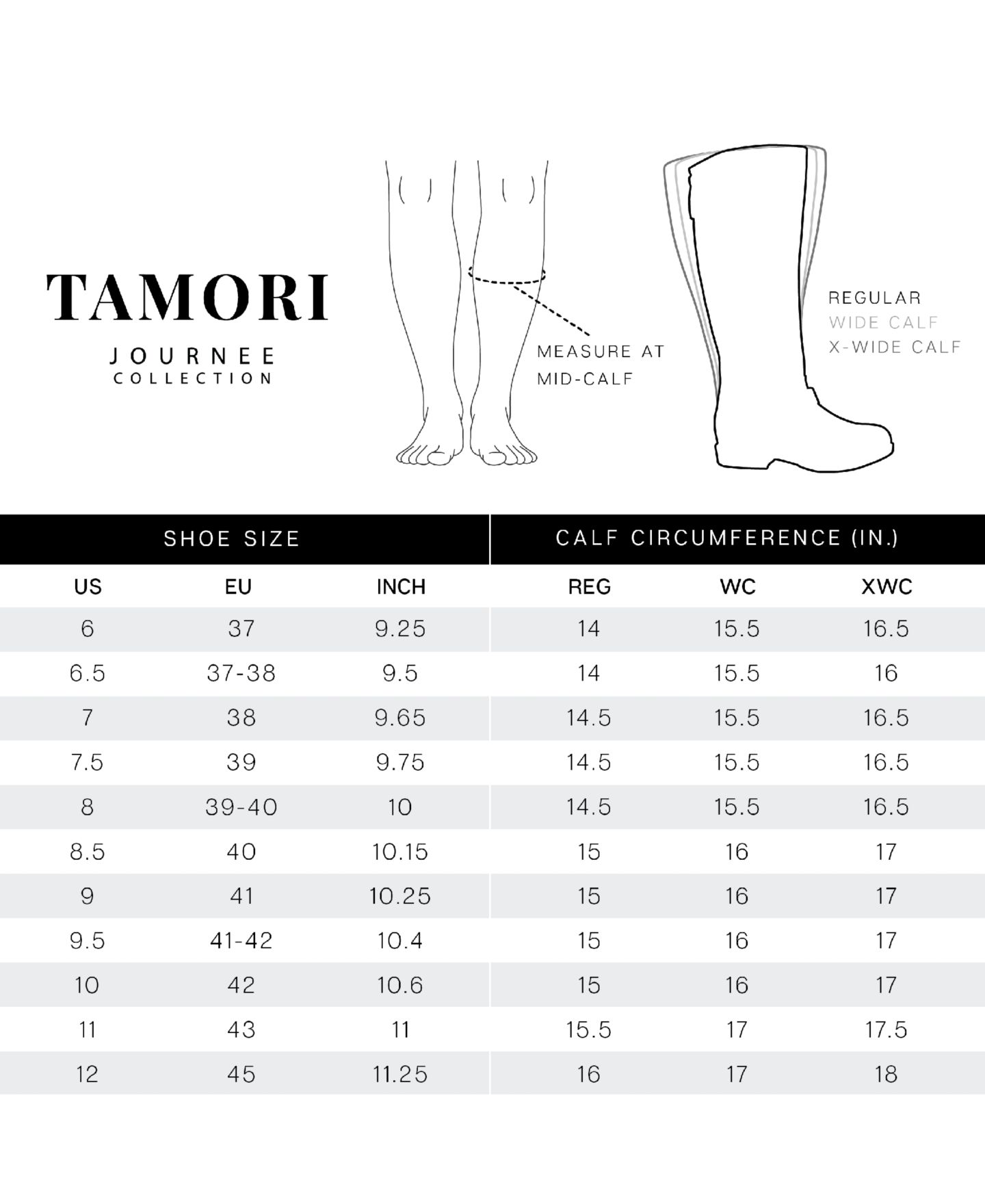 Женские ботинки Journee Signature Tamori Stacked Heel Knee High, цвет: Костяной — фото 6
