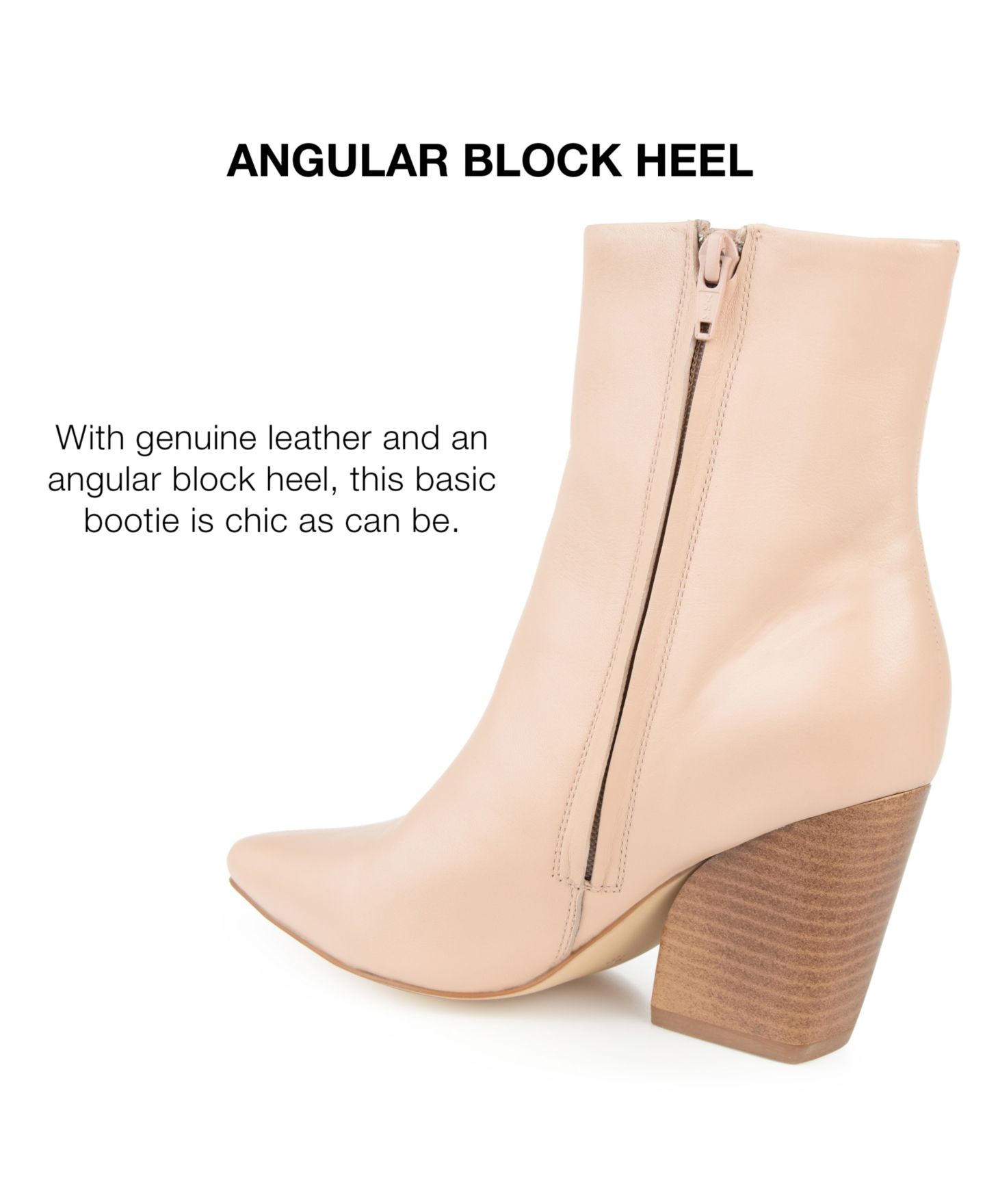 Женские ботинки Journee Signature Hydra Stacked Block Heel, цвет: Рыжевато-коричневый — фото 8