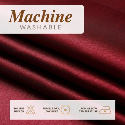 Montauk Accents 2 Pack Ultra Luxurious Faux Silk Sheer Grommet Top Curtain Panels