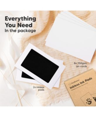 2pk Inkless Ink Pad for Baby Hand and Footprint Kit, Clean Touch Dog Paw, Dog Nose Print Kit, Baby & Pet Safe