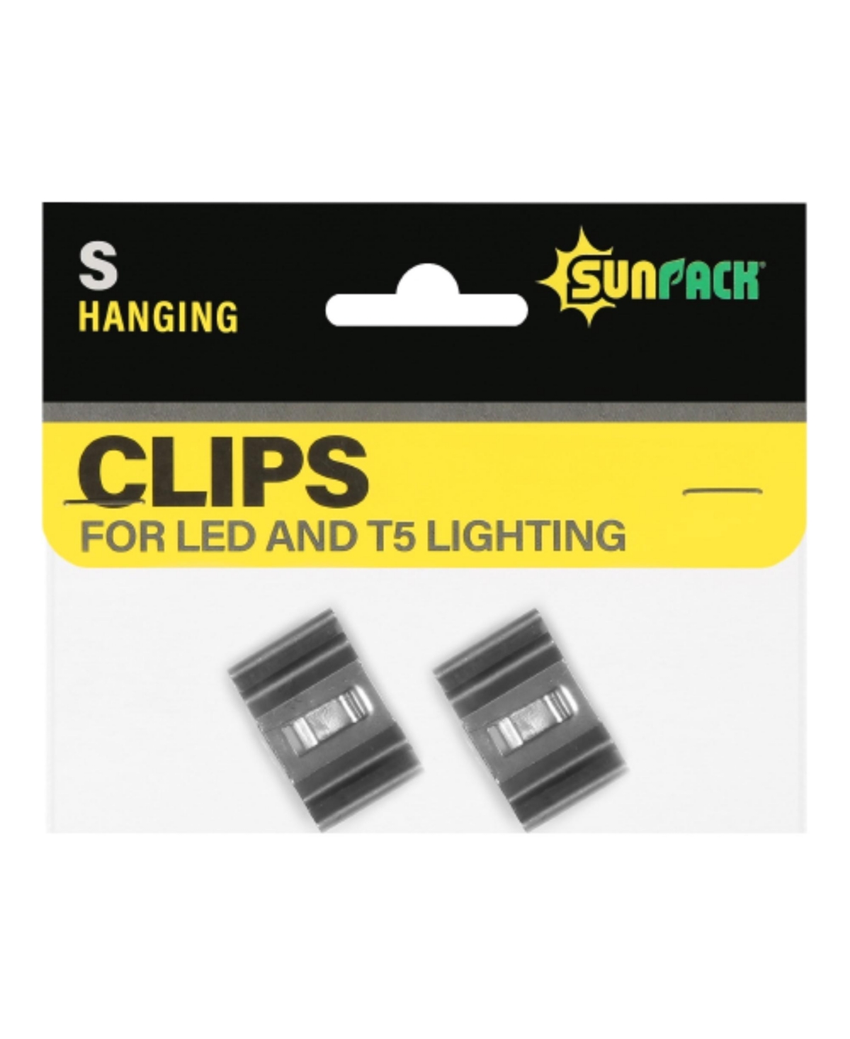 Hanging Metal S Clips for Led and T5HO Lighting - Silver