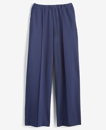 On 34th Women's Ponte Pull-On Wide-Leg Pants, Created for Macy's - Macy's