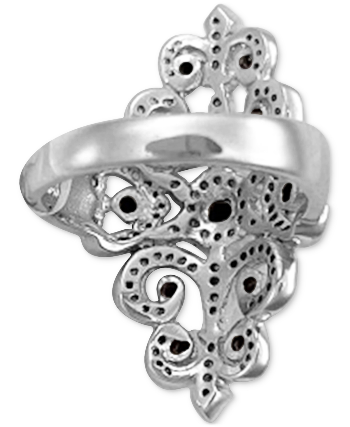 Black & White Diamond Statement Ring (1 ct. t.w.) - Sterling Silver
