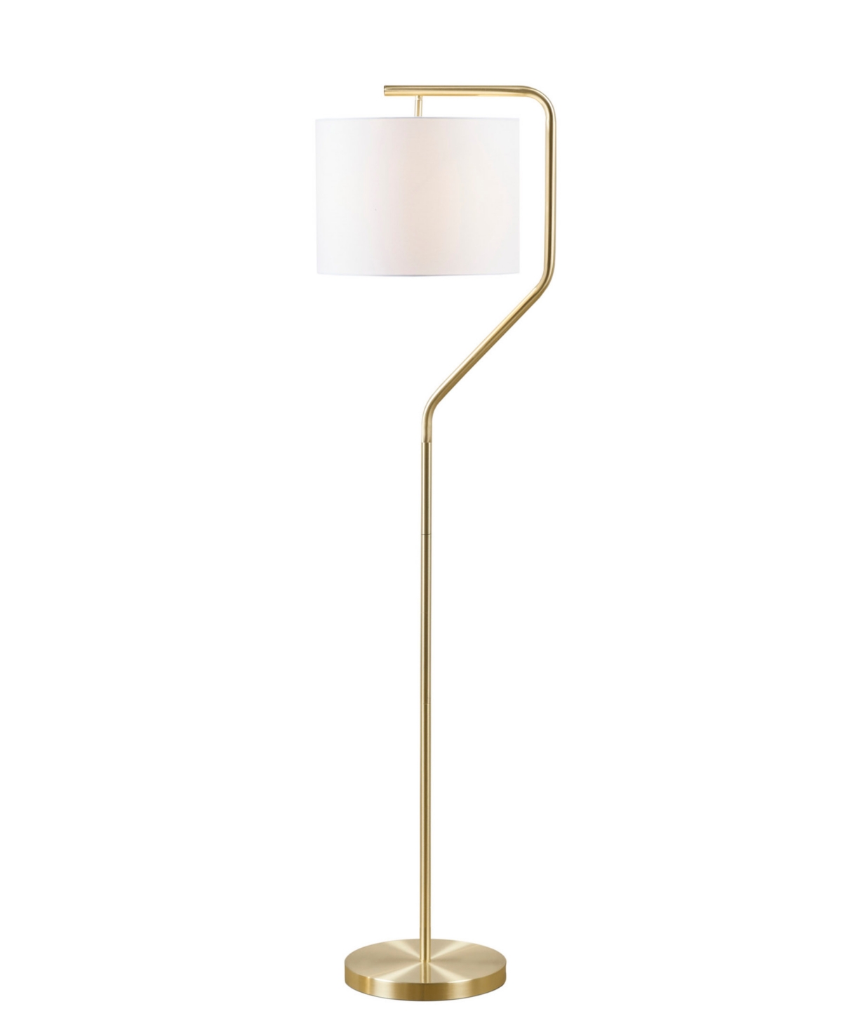 Hampton Hill Aster Angular Floor Lamp In Gold