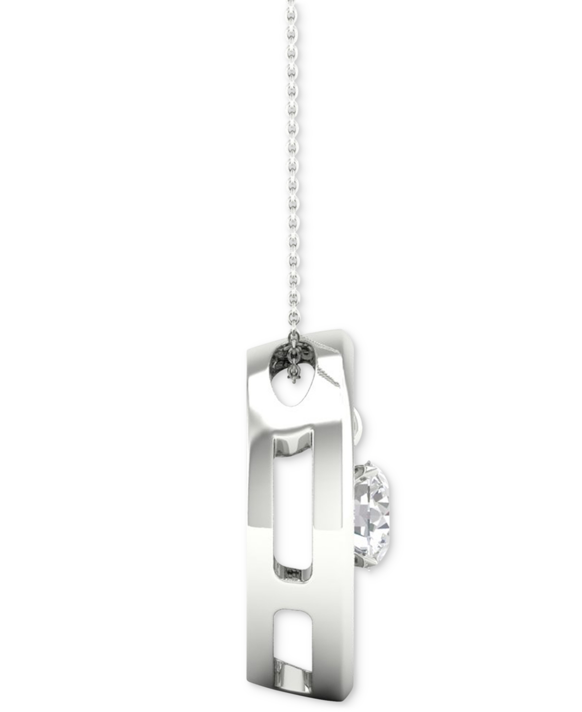 Diamond Orbital Halo Pendant Necklace (1/3 ct. t.w.) in 10k 16