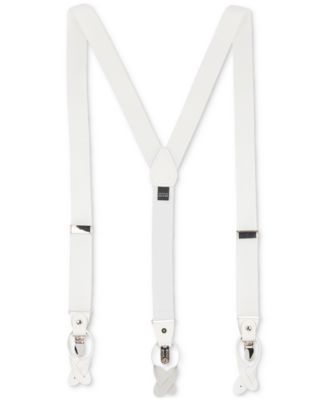 Men's Solid Convertible Suspenders, Created for Macy's 