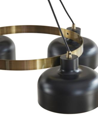 Abbott 4-Light Metal Shade Chandelier