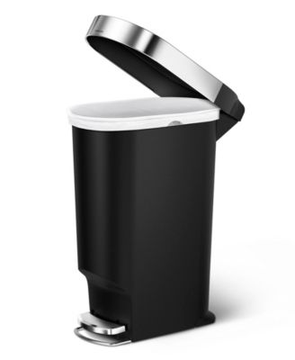 40 Liter Plastic Slim Liner Rim Kitchen Trash Can