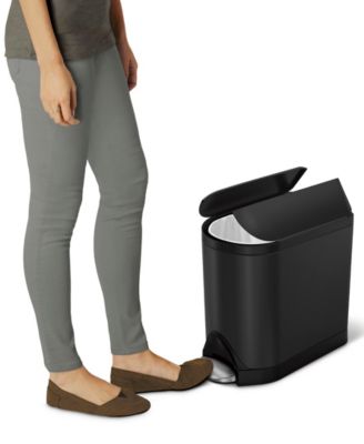 10 Liter Butterfly Lid Bathroom Trash Can