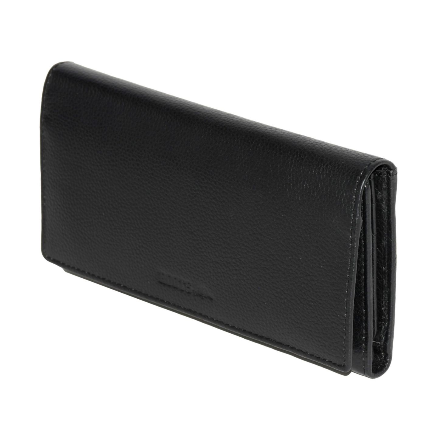 Женский кошелёк Roots Ladies Large Clutch Wallet w/ Removable Checkbook, цвет: Чёрный — фото 2