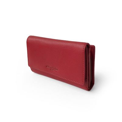 Ladies Medium Full Leather Clutch Wallet