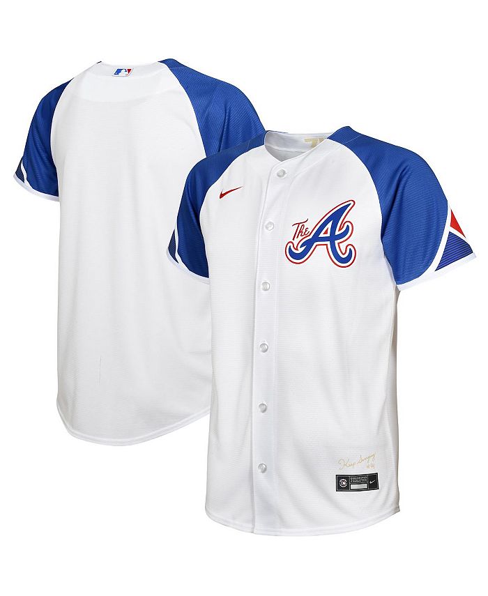 Nike Infant Boys and Girls White Atlanta Braves 2023 City Connect Replica  Jersey - Macy's