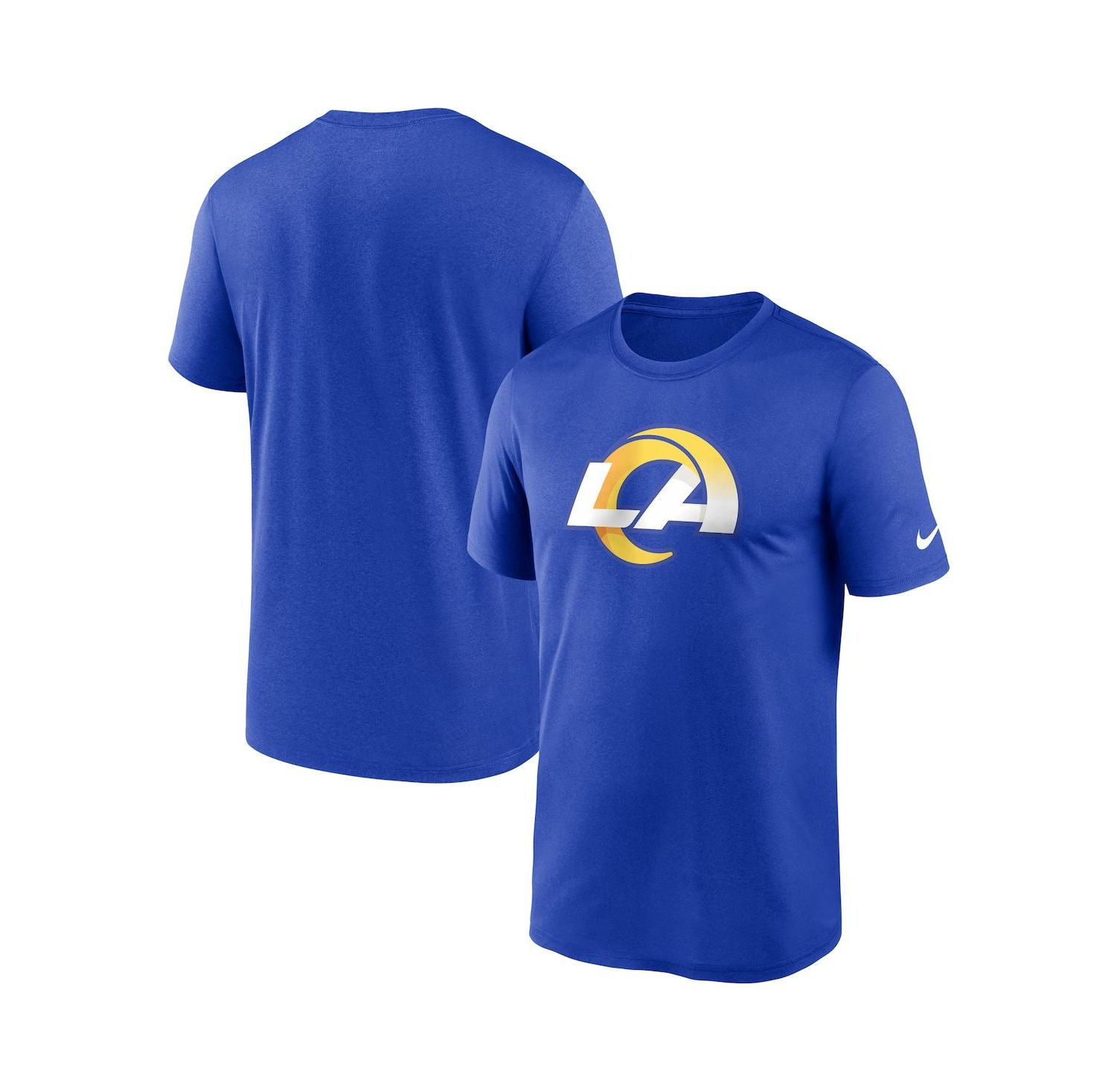 Men's Royal Los Angeles Rams Legend Logo Performance T-shirt