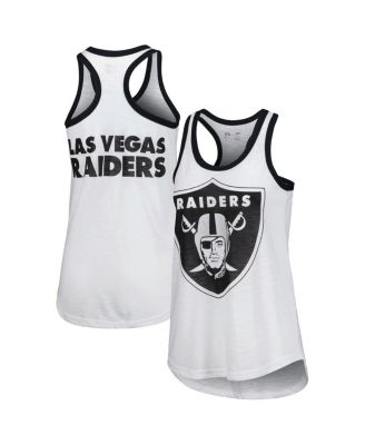 Women's White Las Vegas Raiders Tater Tank Top
