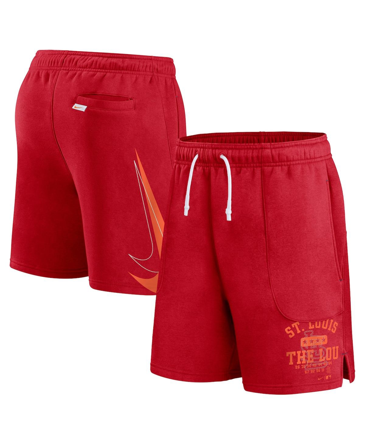 Shop Nike Men's  Red St. Louis Cardinals Statement Ball Game Shorts