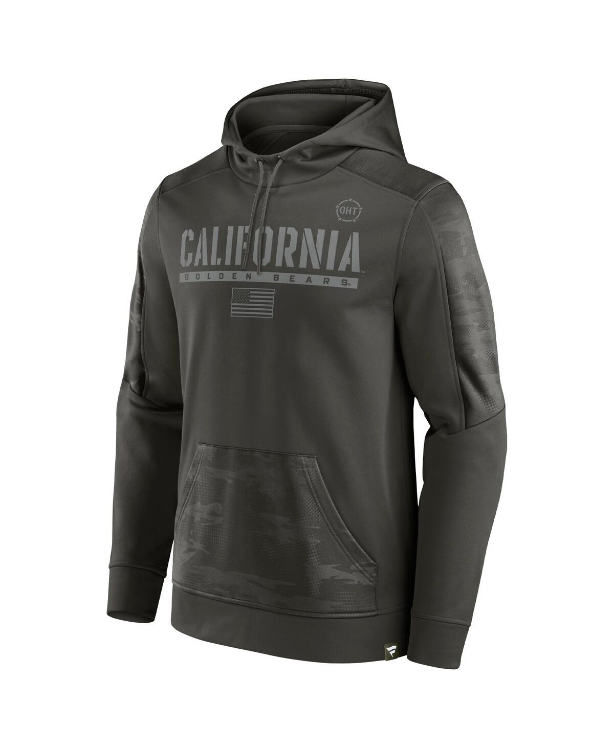 Shop Fanatics Men's  Olive Cal Bears Oht Military-inspired Appreciation Guardian Pullover Hoodie