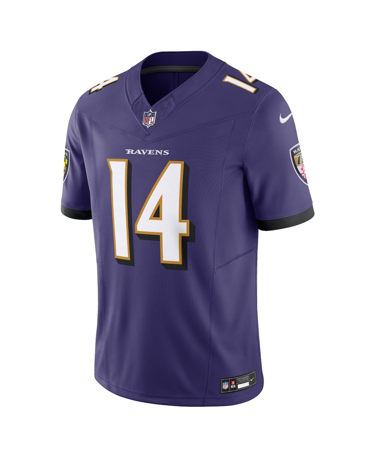Men's Nike Kyle HamiltonBaltimore Ravens Vapor F.u.s.e. Limited Jersey - Purple