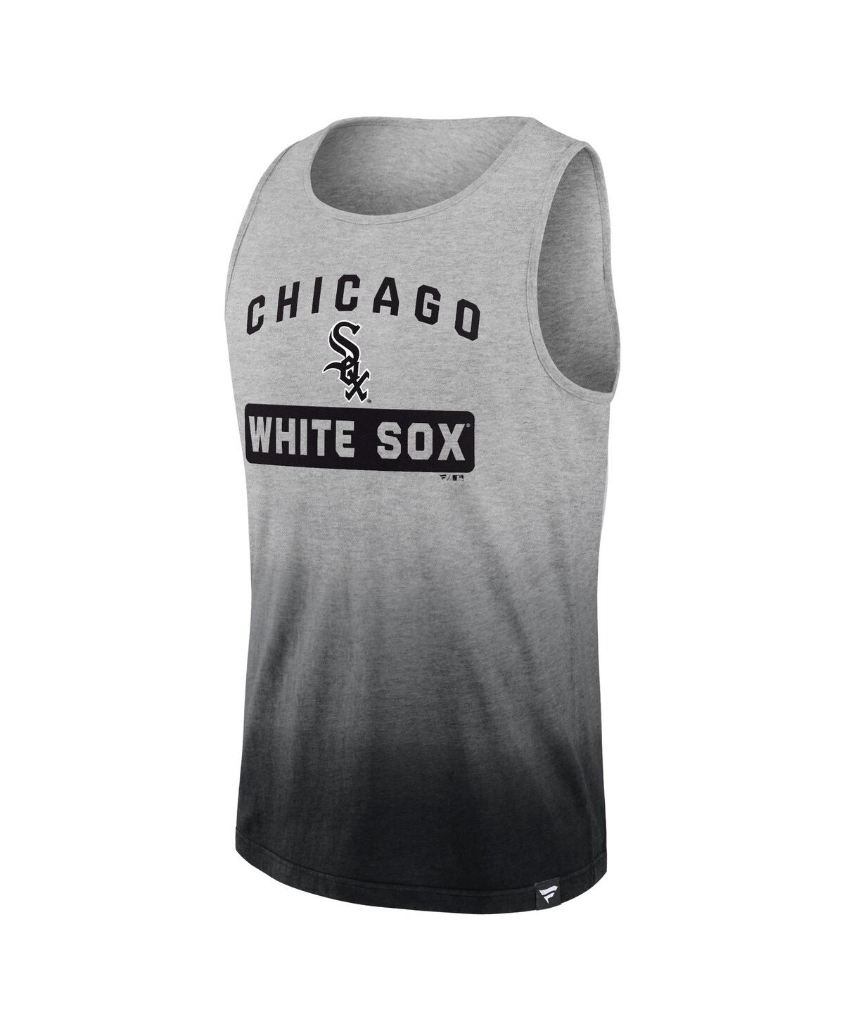Shop Fanatics Men's  Gray, Black Chicago White Sox Our Year Tank Top In Gray,black