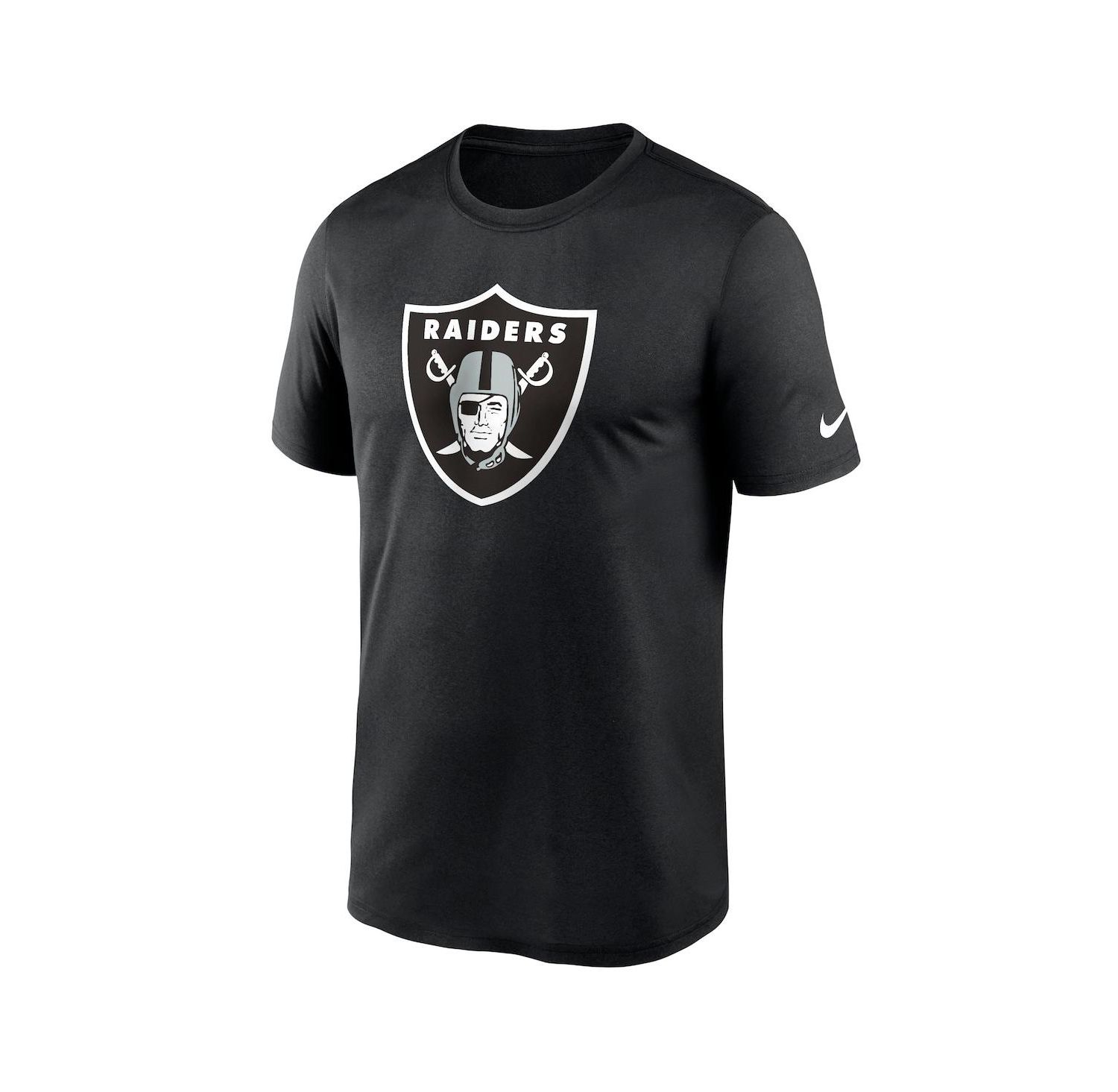 Men's Black Las Vegas Raiders Legend Logo Performance T-shirt