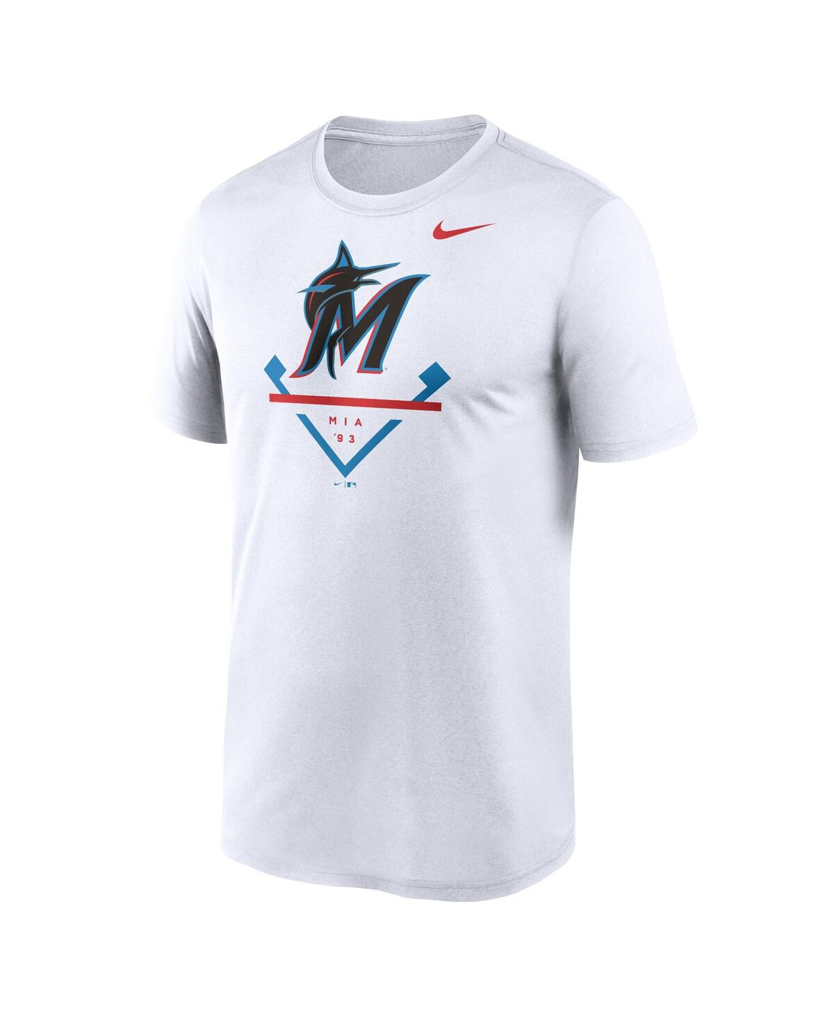 Men's NikeMiami Marlins Icon Legend Performance T-shirt - White