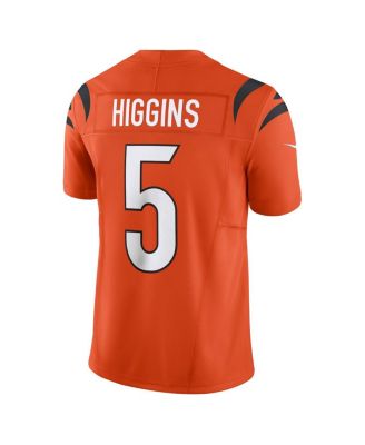 Men's Tee Higgins Orange Cincinnati Bengals Vapor F.U.S.E. Limited Alternate 1 Jersey