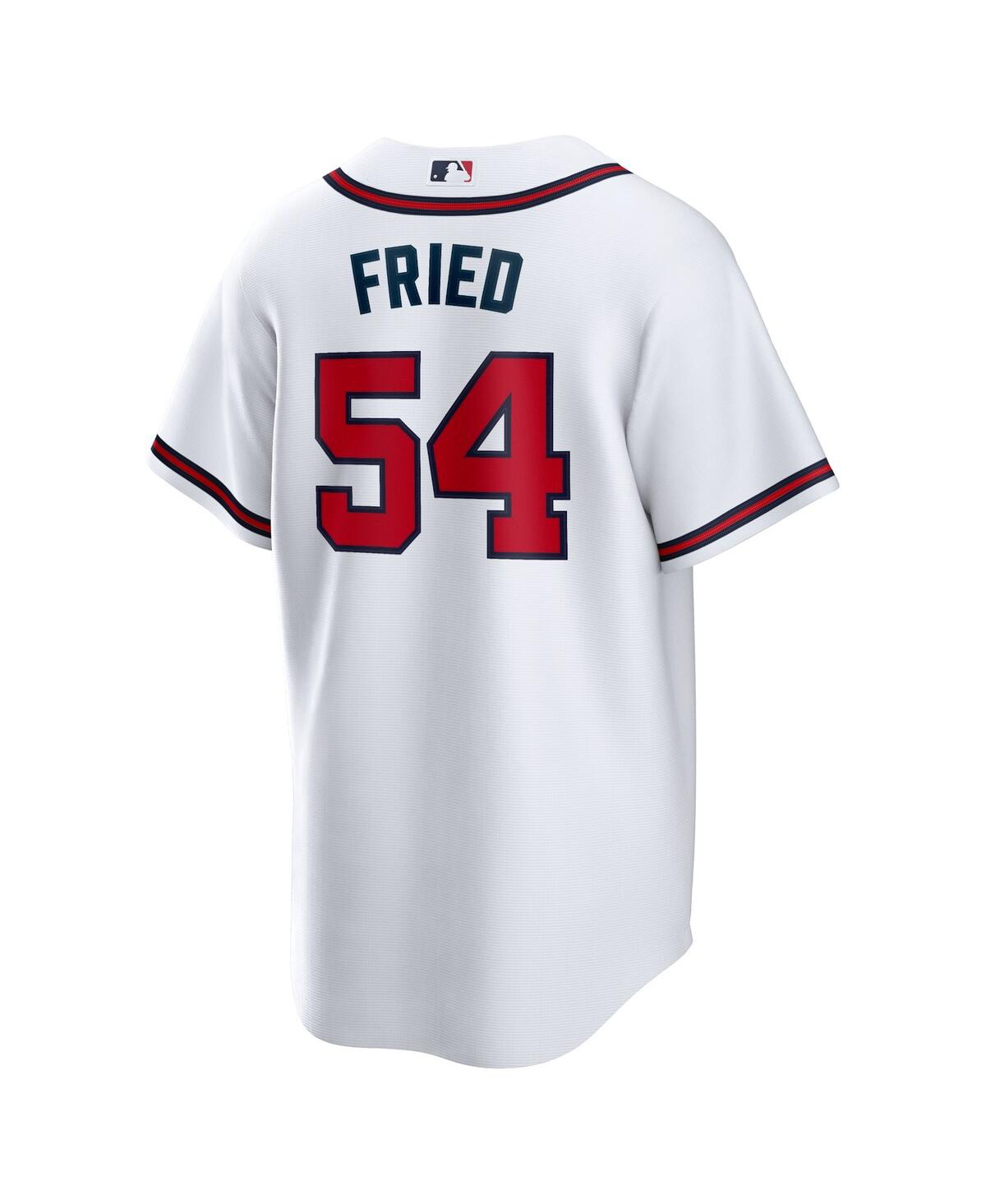 Men's Nike Max FriedAtlanta Braves Home Replica Player Jersey - White